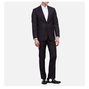 Kenneth Cole Reaction Black Slim Fit Suit